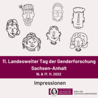 11. Landesweiter Tag der Genderforschung Sachsen-Anhalt